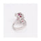 Bague Platine - Bague avec diamants et rubis en platine 950 58 Facettes UKD102947JC