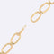 Bracelet Bracelet maille ovale partiellement mate en or jaune 18 carats 58 Facettes DV2517