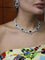 Collier Collier cocktail en or blanc, saphirs de Ceylan et diamants 58 Facettes NECK 88
