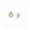 Boucles d'oreilles Boucles d’oreilles créoles - Acier 316L et diamants taille brillant 58 Facettes UKD363875SO
