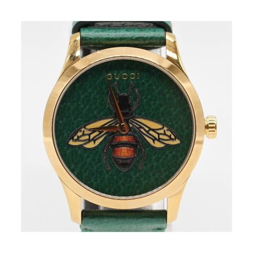 Montre Gucci G-Timeless - Montre YA1264065 en acier plaqué or jaune 58 Facettes UKD363878FJ