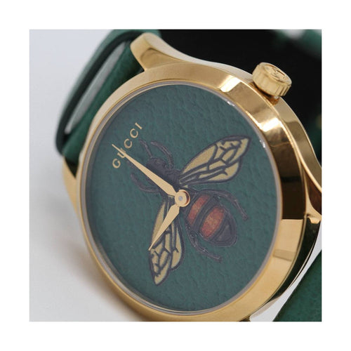 Montre Gucci G-Timeless - Montre YA1264065 en acier plaqué or jaune 58 Facettes UKD363878FJ