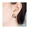 Boucles d'oreilles VETO - Boucles d’oreilles en acier 316L et diamants 0,08 ct 58 Facettes UKD363919SO