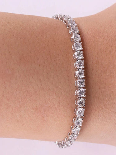 Bracelet Bracelet tennis en or blanc et diamants 58 Facettes 3188