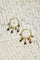 Boucles d'oreilles Boucles d’oreilles créoles en or jaune 18 ct, grenats et perles 58 Facettes