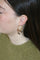 Boucles d'oreilles Boucles d’oreilles créoles en or jaune 18 ct, grenats et perles 58 Facettes