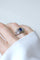 Bague 57 Bague Art déco saphir 1,14 ct et diamants en platine 58 Facettes