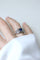 Bague 57 Bague Art déco saphir 1,14 ct et diamants en platine 58 Facettes