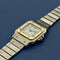 Montre Cartier Santos Carrée 2961 - Montre automatique en acier et or jaune 58 Facettes 055