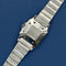 Montre Cartier Santos Carrée 2961 - Montre automatique en acier et or jaune 58 Facettes 055