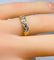 Bague 50 Bague en or jaune 18 carats sertie de diamants 58 Facettes AB680
