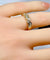 Bague 50 Bague en or jaune 18 carats sertie de diamants 58 Facettes AB680