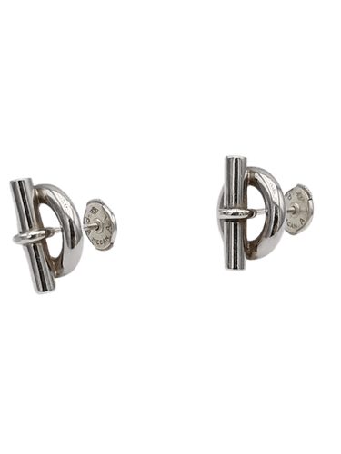Boucles d'oreilles Hermès Croisette - Boucles d’oreilles en argent 58 Facettes GENV/450
