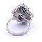 Bague 52 Bague vintage en or 18 ct avec saphir et diamants 58 Facettes AN577 '(00619)