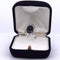 Bague 52 Bague vintage en or 18 ct avec saphir et diamants 58 Facettes AN577 '(00619)