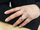 Bague 54 Bague marguerite en or blanc 18K et diamants 58 Facettes DV-55-marg.dt
