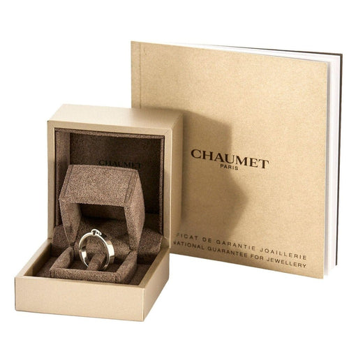 Bague 54 CHAUMET - Liens Evidence - Bague or blanc 58 Facettes 58FC21