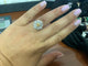 Bague 54 Bague en or blanc tendance Orange Diamond 58 Facettes BA-33