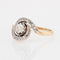 Bague 53 Bague ancienne tourbillon en or jaune 18 carats et platine, diamants 58 Facettes 22-057-53