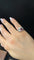 Bague 53 Bague cœur en or blanc avec rubis et diamants fantaisie 58 Facettes BA-1163