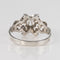 Bague 57 Bague vintage dôme en or blanc 18 carats et diamants 58 Facettes 20-179A-57