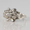 Bague 57 Bague vintage dôme en or blanc 18 carats et diamants 58 Facettes 20-179A-57