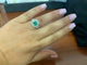 Bague 52.5 Bague en or blanc Émeraude et Diamant Marquise 58 Facettes BA-758
