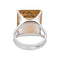 Bague 47 Stern Bague  Or blanc Quartz fumé 58 Facettes 4673467RV