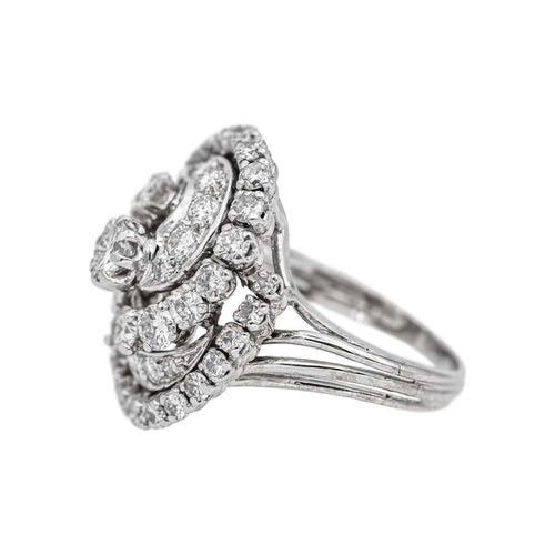 Bague 49 Bague Or blanc Diamant 58 Facettes 4818115RV