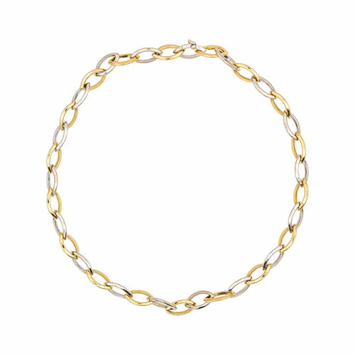 Collier Collier Or jaune, Or blanc 58 Facettes 4799517CN