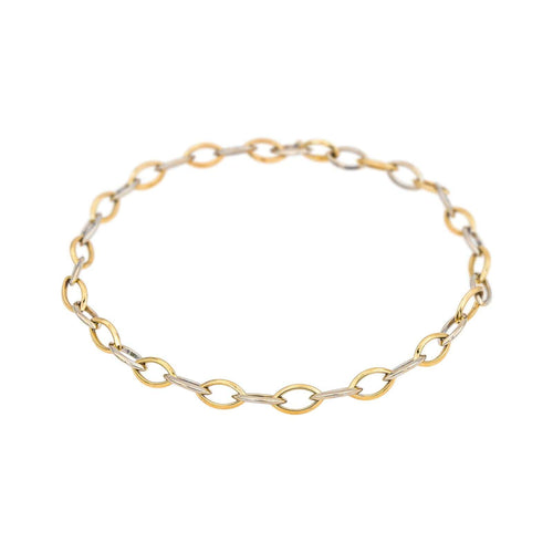 Collier Collier Or jaune, Or blanc 58 Facettes 4799517CN