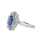Bague 55 Bague Platine Saphir, Diamant 58 Facettes 4836937CN