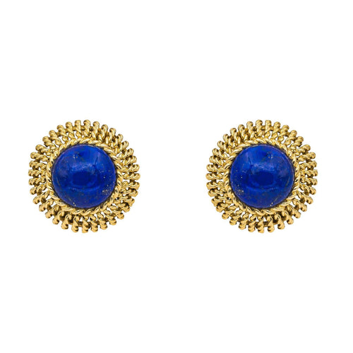 Boucles d'oreilles Boucles d'oreilles Or jaune Lapis lazuli 58 Facettes 4937392RV