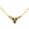 Collier Collier Or jaune Saphir, Diamant, Perle 58 Facettes 4932001CN