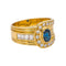 Bague 53 Bague Or jaune Saphir, Diamant 58 Facettes 4931992CN
