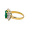 Bague 57 Bague Or jaune Emeraude, Diamant 58 Facettes 4960095CN