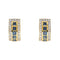 Boucles d'oreilles Boucles d'oreilles Or jaune, Or blanc Diamant, Saphir 58 Facettes 4969985RV