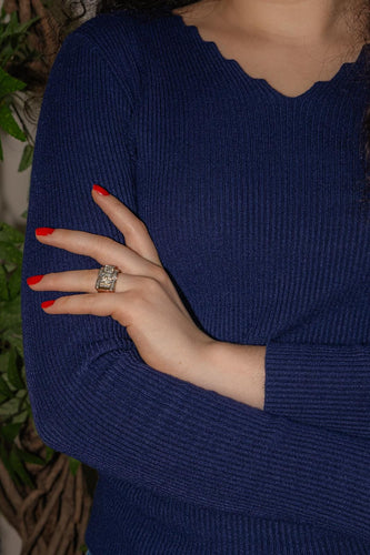 Bague 50 Bague Tank Or rose, Platine Diamant 58 Facettes 4967445CN