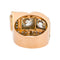 Bague 50 Bague Tank Or rose, Platine Diamant 58 Facettes 4967445CN