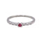 Bague 53 Mauboussin Bague Capsule d'émotions Or blanc Rubis, Diamant 58 Facettes 5021706RV