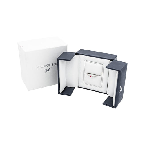 Bague 53 Mauboussin Bague Capsule d'émotions Or blanc Rubis, Diamant 58 Facettes 5021706RV