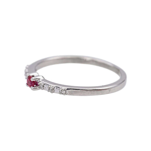 Bague 53 Mauboussin Bague Capsule d'émotions Or blanc Rubis, Diamant 58 Facettes 5021706RV