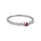 Bague 53 Mauboussin Bague Capsule d'émotions Or blanc Rubis, Diamant 58 Facettes 5021706RV