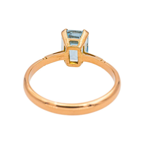 Bague 49 Bague Or rose Aigue-marine 58 Facettes 5018771RV