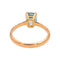 Bague 49 Bague Or rose Aigue-marine 58 Facettes 5018771RV