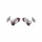 Boucles d'oreilles Boucles d'oreilles Or blanc Diamant, Rubis 58 Facettes 5039430RV