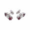 Boucles d'oreilles Boucles d'oreilles Or blanc Diamant, Rubis 58 Facettes 5039430RV