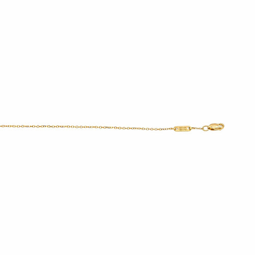 Collier Dinh Van Collier Cube Or jaune Saphir jaune 58 Facettes 5094210RV