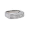 Bague 53 Bague Or blanc Diamant 58 Facettes 5109073CN