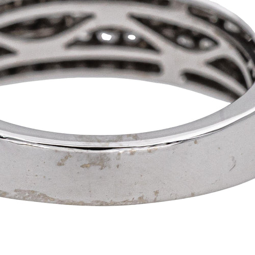 Bague 53 Bague Or blanc Diamant 58 Facettes 5109073CN